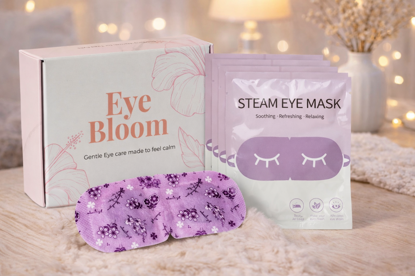 EyeBloom self-heating eye mask